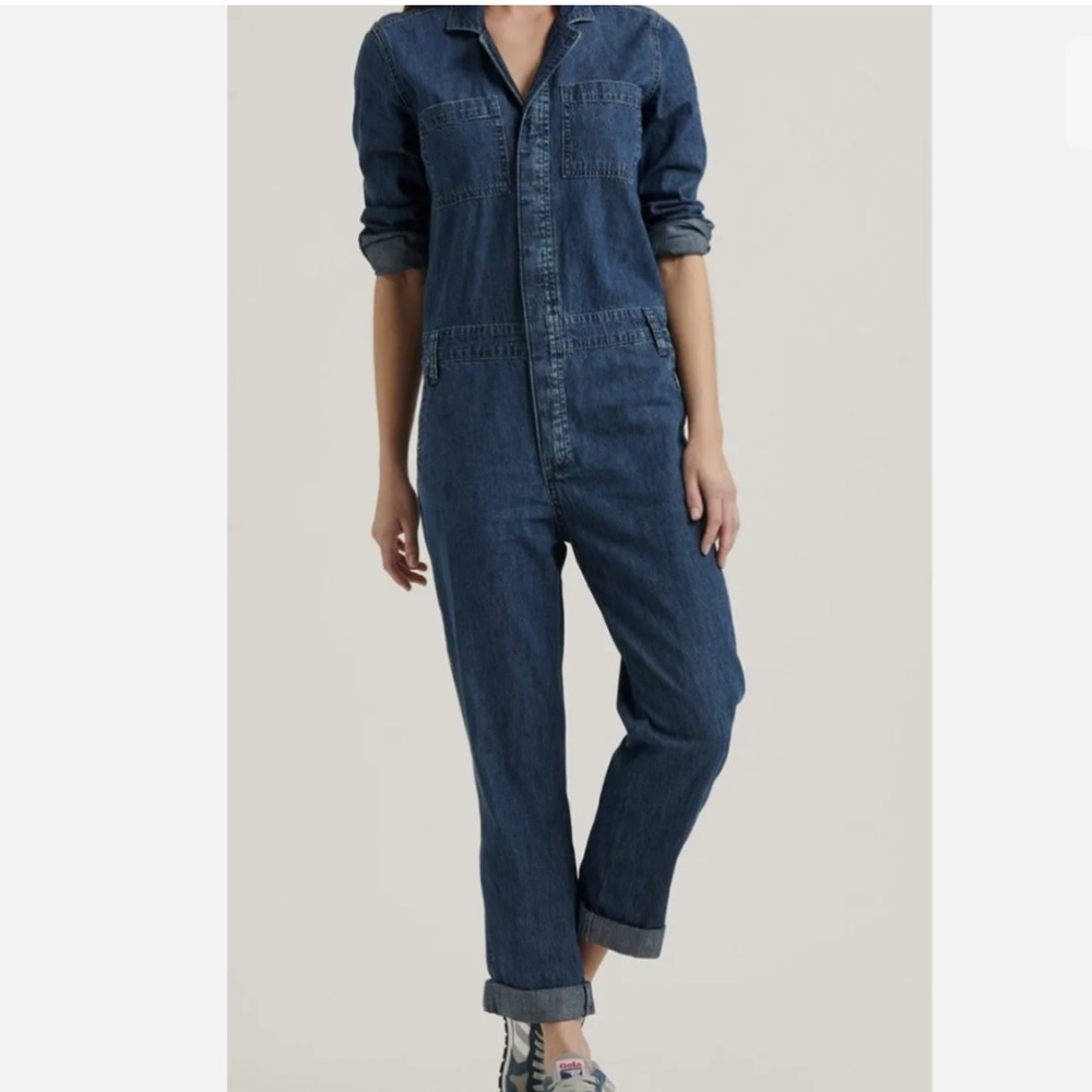 Lucky Brand denim Boiler suit jumpsuit.